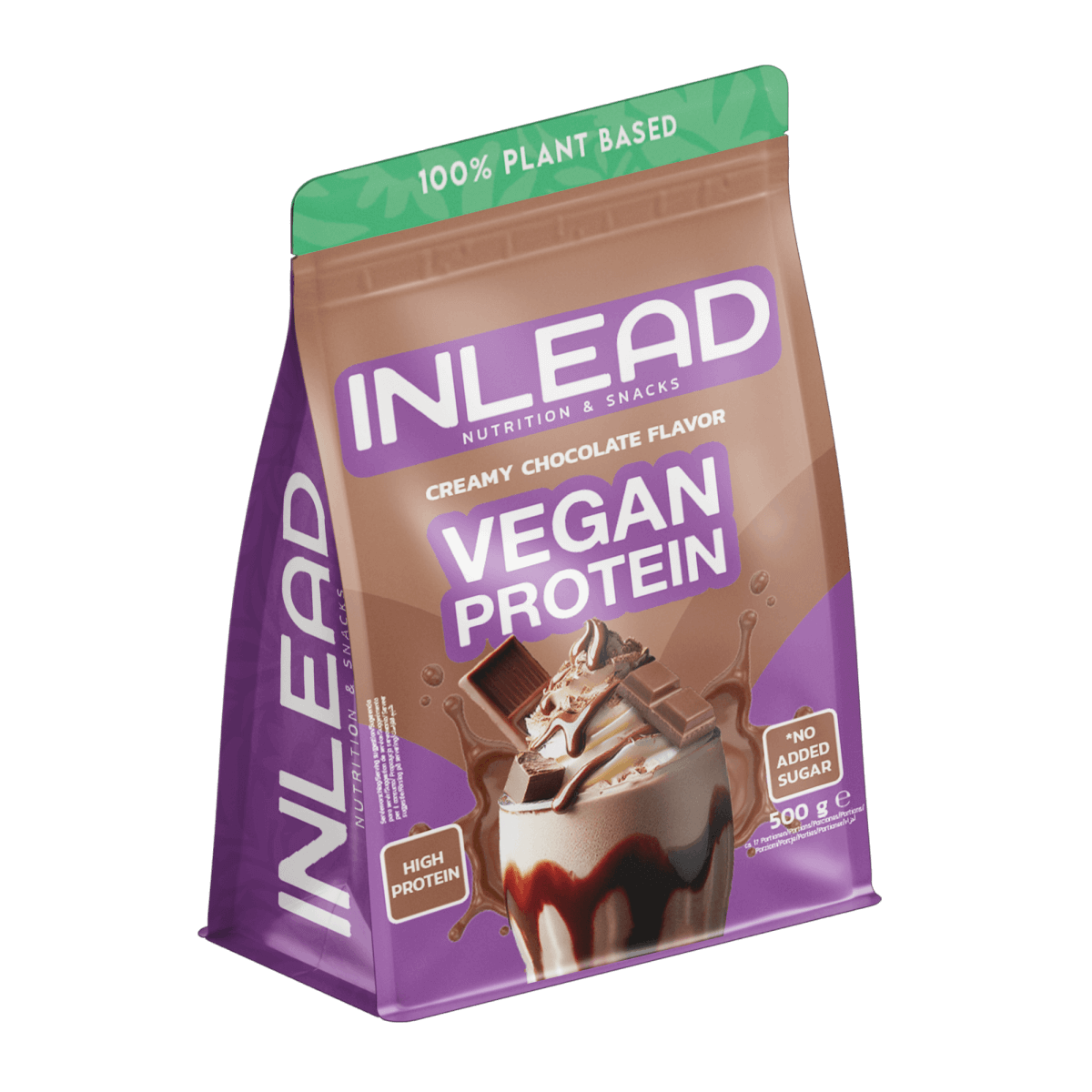 Veganes Proteinpulver Schokolade – Inlead (500 g)